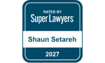 Rated By Super Lawyers Shaun Setareh 2027