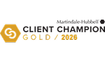 Client Champion Gold 2026 Martindale-Hubbell