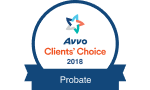 Avvo Clients' Choice 2018 Probate