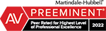 Peer Review Rated – Martindale-Hubbell