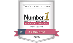 TopVeredict.com Number 1 Jury Veredict Personal Injury Morris & Dewett Louisiana 2023