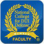 National college for DUI Defense Badge - FACULTY Badge
